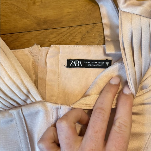 Zara Satin Effect Corset Top - Picture 4 of 4